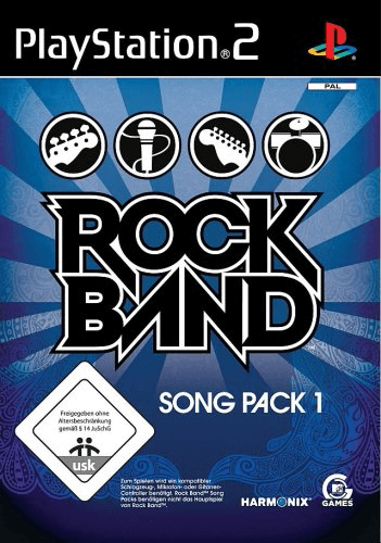 Rock Band box art for Playstation 2